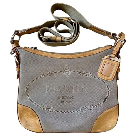 prada jacquard canvas handbag|Prada milano beach bag.